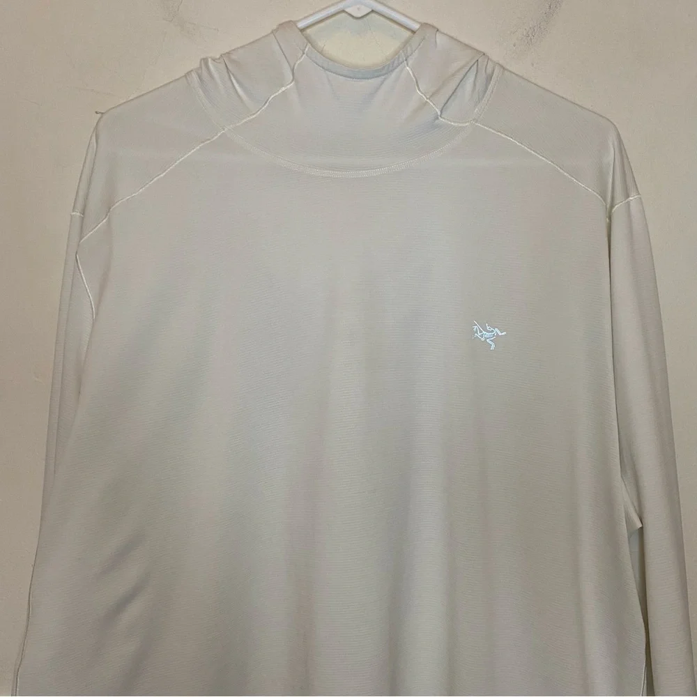 ARCTERYX Men’s Cormac Lightweight Hoody White Arctic Silk Sz XL READ - Picture 5 of 16